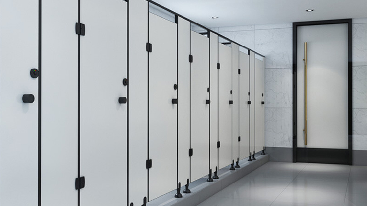 鋁紳仕攜手廣州風(fēng)行牛奶衛(wèi)生間隔斷定制案例